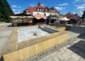 08.06.2026. Sandomierz. Mały Rynek. Fontanna / Fot. Grażyna Szlęzak-Wójcik - Radio Kielce