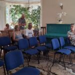 29.06.2026. Busko-Zdrój. spotkanie z Davidem Khrikuli, podczas Kawiarenki Festiwalowej w Busku-Zdroju / Fot. Oliwia Woźniak - Radio Kielce