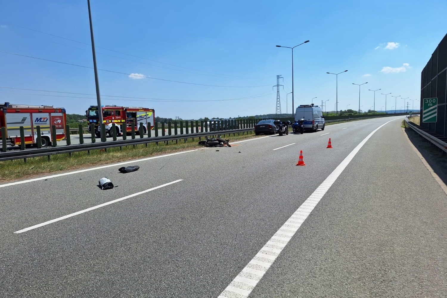28.06.2026. Chęciny. Śmiertelny wypadek / Źródło: policja