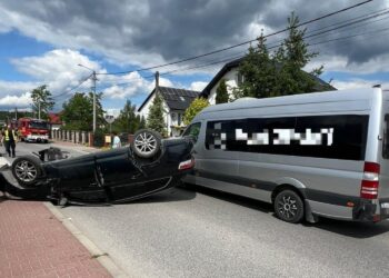 08.06.2026. Kowala w powiecie kieleckim. Wypadek / Fot. policja