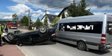 08.06.2026. Kowala w powiecie kieleckim. Wypadek / Fot. policja