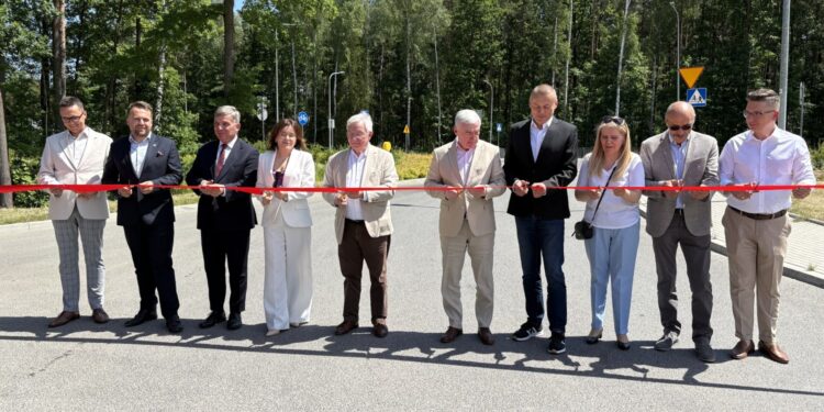 25.06.2026. Starachowice. Otwarcie drogi wojewódzkiej numer 744 / Fot. Anna Głąb - Radio Kielce