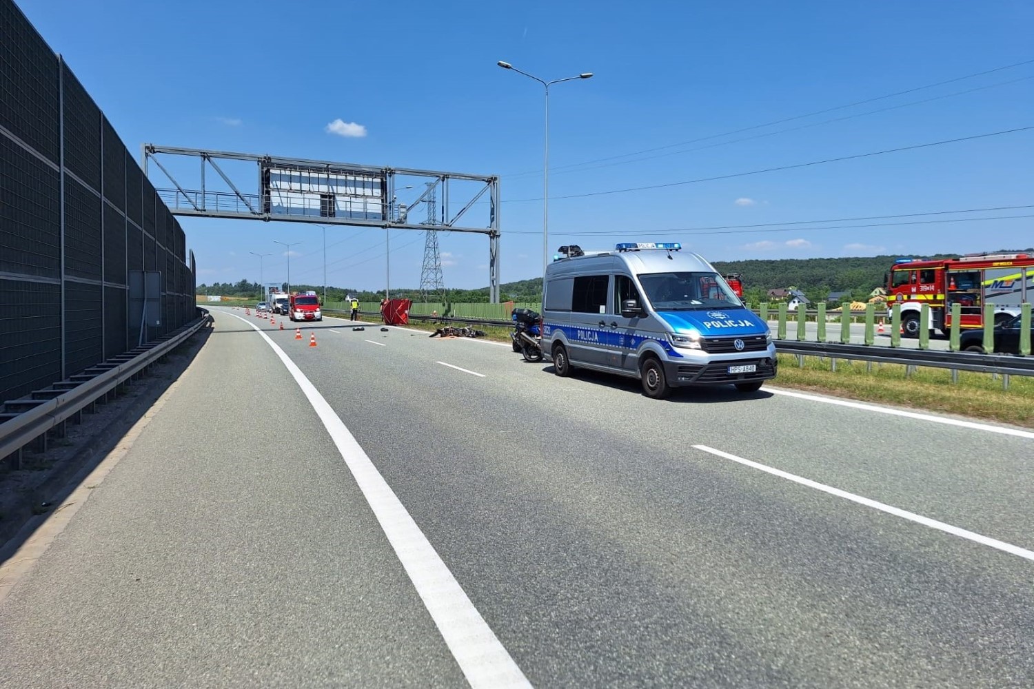 28.06.2026. Chęciny. Śmiertelny wypadek / Źródło: policja