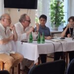 29.06.2026. Busko-Zdrój. spotkanie z Davidem Khrikuli, podczas Kawiarenki Festiwalowej w Busku-Zdroju / Fot. Oliwia Woźniak - Radio Kielce