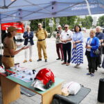 20.06.2026. Kielce. Świętokrzyski Urząd Wojewódzki. Akcja Akademii Ochrony Ludności i Obrony Cywilnej pod hasłem „Pierwsza pomoc” / Fot. Wiktor Taszłow - Radio Kielce