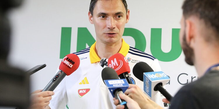 18.06.2026. Kielce. Konferencja prasowa Industrii Kielce / Fot. Wiktor Taszłow - Radio Kielce