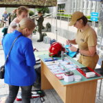 20.06.2026. Kielce. Świętokrzyski Urząd Wojewódzki. Akcja Akademii Ochrony Ludności i Obrony Cywilnej pod hasłem „Pierwsza pomoc” / Fot. Wiktor Taszłow - Radio Kielce