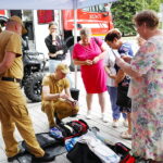 20.06.2026. Kielce. Świętokrzyski Urząd Wojewódzki. Akcja Akademii Ochrony Ludności i Obrony Cywilnej pod hasłem „Pierwsza pomoc” / Fot. Wiktor Taszłow - Radio Kielce