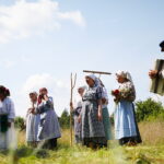 Tokarnia. Muzeum Wsi Kieleckiej. Sobótka i sianokosy