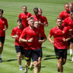 24.06.2026. Kielce. Pierwszy trening Korony Kielce / Fot. Wiktor Taszłow - Radio Kielce
