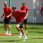 24.06.2026. Kielce. Pierwszy trening Korony Kielce / Fot. Wiktor Taszłow - Radio Kielce