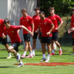 24.06.2026. Kielce. Pierwszy trening Korony Kielce / Fot. Wiktor Taszłow - Radio Kielce