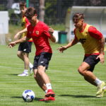 24.06.2026. Kielce. Pierwszy trening Korony Kielce / Fot. Wiktor Taszłow - Radio Kielce