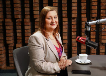 26.06.2026. Radio Kielce. Rozmowa Dnia. Na zdjęciu: Paulina Piechna-Więckiewicz - wiceminister edukacji / Fot. Wiktor Taszłow - Radio Kielce