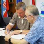 29.06.2026. Kielce. Podpisanie umowy na budowę kanalizacji na ulicach Podklasztornej i Bernardyńskiej / Fot. Wiktor Taszłow - Radio Kielce