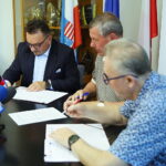 29.06.2026. Kielce. Podpisanie umowy na budowę kanalizacji na ulicach Podklasztornej i Bernardyńskiej / Fot. Wiktor Taszłow - Radio Kielce