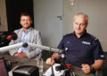 30.06.2026. Radio Kielce. Rozmowa Dnia. Na zdjęciu (od lewej): Piotr Ziółkowski - dyrektor generalny GUM i Tomasz Jarosz - pierwszy zastępca komendanta wojewódzkiego Policji w Kielcach / Fot. Wiktor Taszłow - Radio Kielce