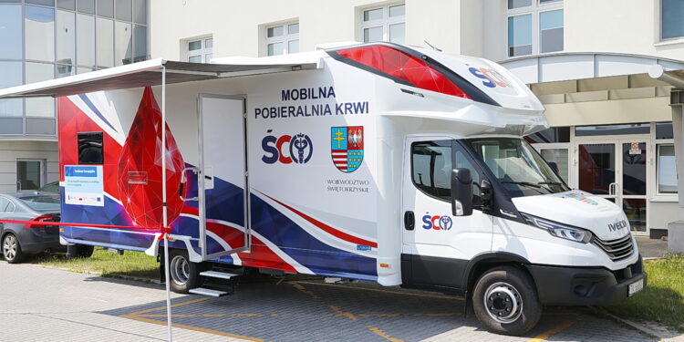 30.06.2026. Kielce. Mobilna Pobieralnia Krwi / Fot. Wiktor Taszłow - Radio Kielce