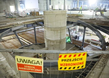 01.06.2026 Targi Kielce. Budowa nowej Hali. / Fot. Wiktor Taszłow - Radio Kielce