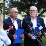 02.06.2026. Kielce. Konferencja działaczy Koalicji Obywatelskiej / Fot. Wiktor Taszłow - Radio Kielce