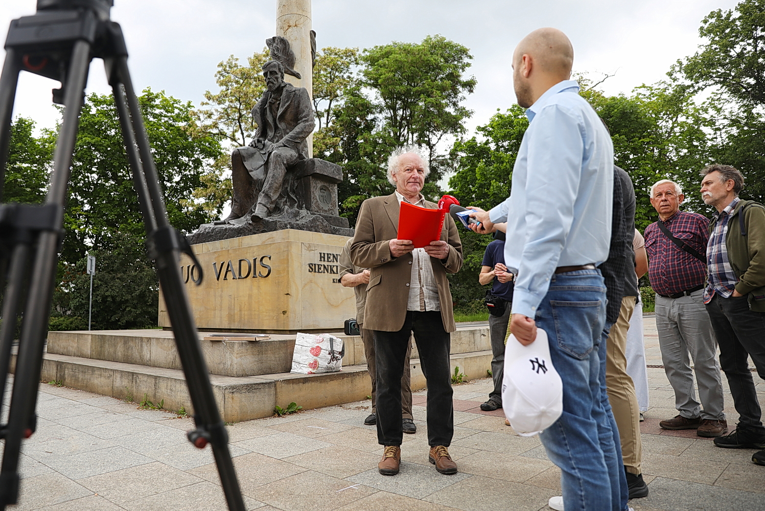 05.06.2026. Kielce. Konferencja nt. budowy pomnika upamiętniającego ofiary Rzezi Wołyńskiej / Fot. Wiktor Taszłow - Radio Kielce