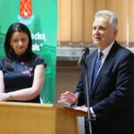 12.06.2026. Kielce. I LO . Odsłonięcie tablic upamiętniających nauczycieli Marię Jelińską i Włodzimierza Sabata / Fot. Wiktor Taszłow - Radio Kielce