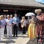 25.06.2026. Chęciny. Podpisanie listu intencyjnego przez przedstawicieli województw świętokrzyskiego i małopolskiego o wzajemnej współpracy w zakresie turystyki / Fot. Izabela Mortas-Rubak - Radio Kielce