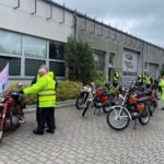 11.06.2026. Sandomierz. Motocykliści pokonują trasę prawie 600 kilometrów, by wesprzeć budowę hospicjum dla dzieci w Skowierzynie / Fot. Grażyna Szlęzak-Wójcik – Radio Kielce
