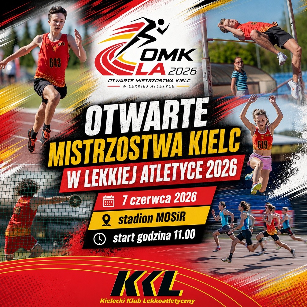Otwarte Mistrzostwa Kielc w Lekkoatletyce 2026 i Sportowy Piknik Rodzinny - Radio Kielce