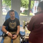 08.06.2026. Kielce. Akcja oddawania krwi przez kolejarzy / Fot. Iwona Murawska-Bujnowicz - Radio Kielce