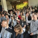 08.08.2026. Śniadanie prasowe - spotkanie z Marcinem Banaszkiewiczem / Fot. Izabela Mortas-Rubak - Radio Kielce