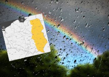 Burze dzielą województwo
