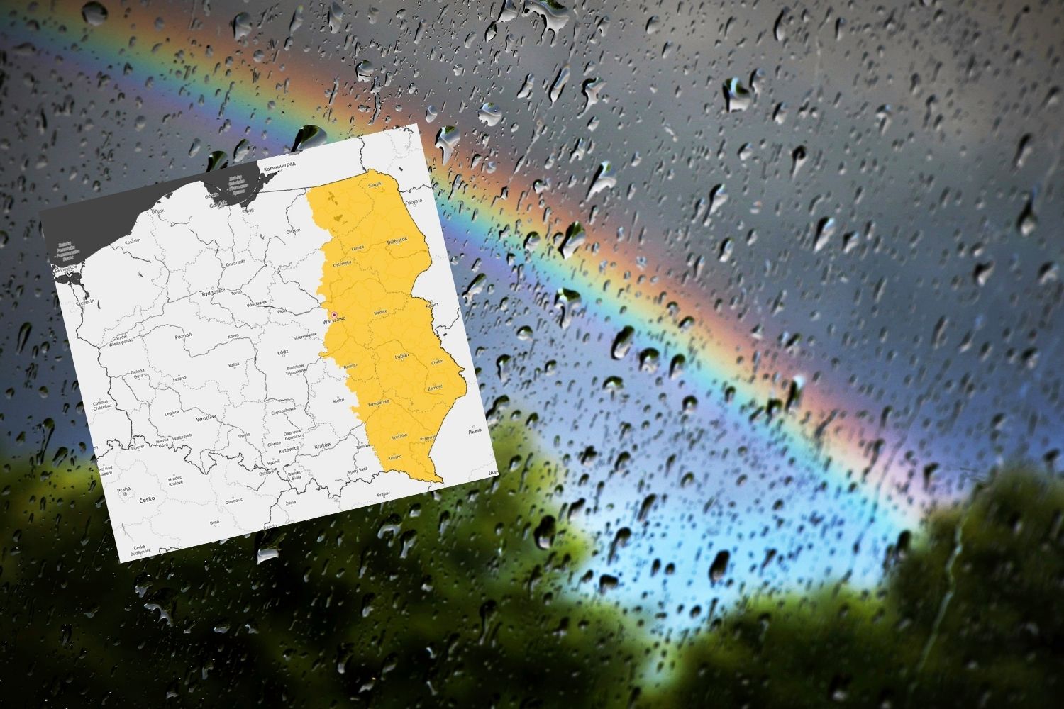 Burze dzielą województwo