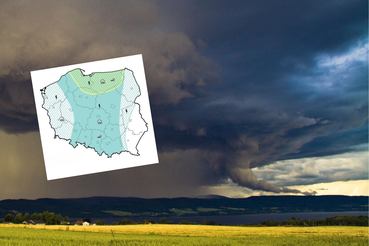 Burze „maszerują” przez Polskę