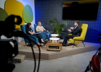 „Dzień dobry, to Ja! Rozmowy inne niż wszystkie w Radiu Kielce”. Artur Wijata / Fot. Piotr Kwaśniewski – Radio Kielce