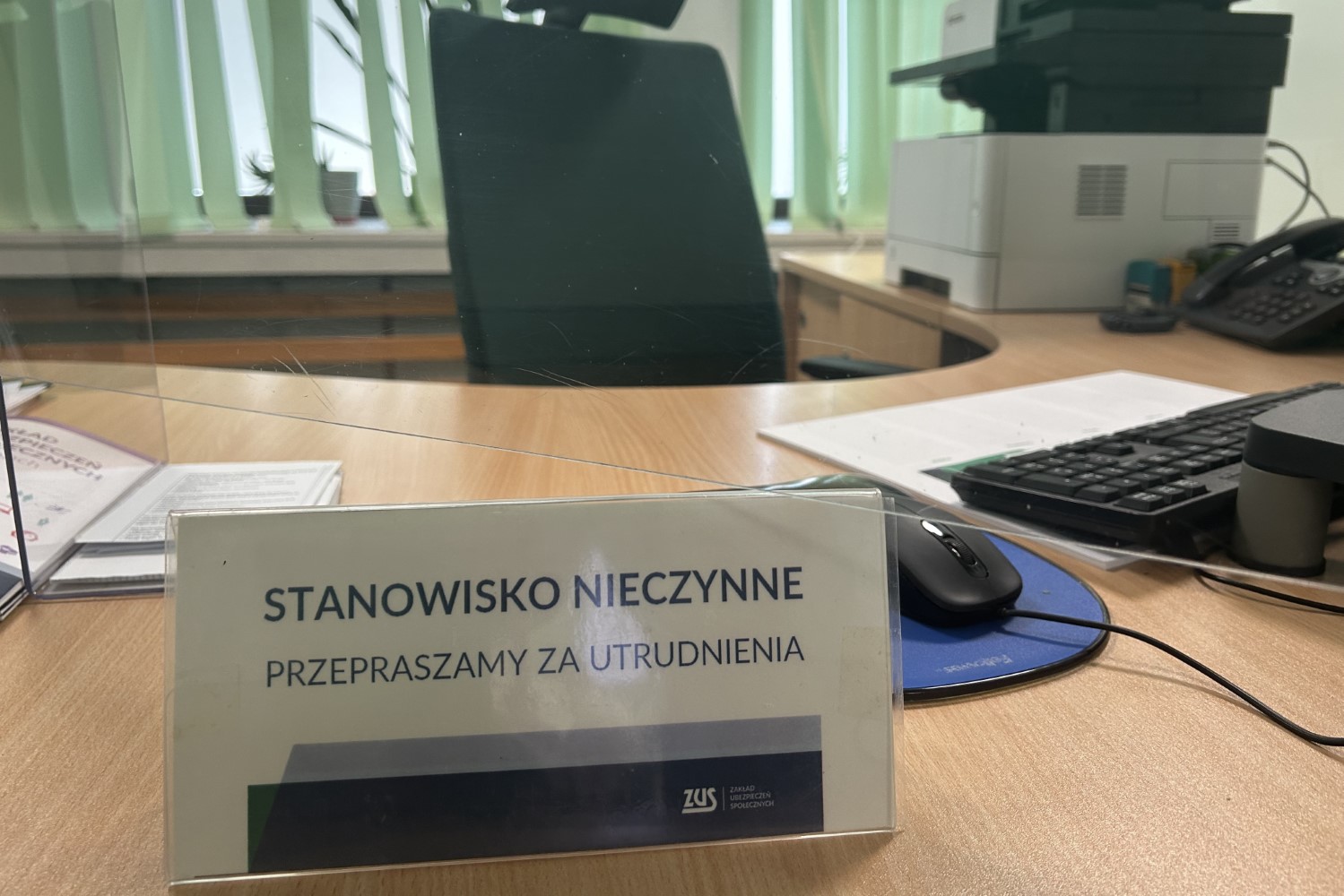Pracownicy ZUS przeprowadzili strajk ostrzegawczy
