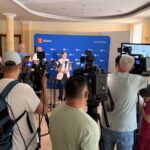 09.06.2026. Kielce. Konferencja nt. autobusów dla Winnicy / Fot. Dariusz Kuc - Radio Kielce