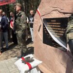 03.06.2026. Górki Szczukowski. Odsłonięcie pomnika upamiętniającego oddział dywersyjny AK / Fot. Aleksandra Słowak - Radio Kielce