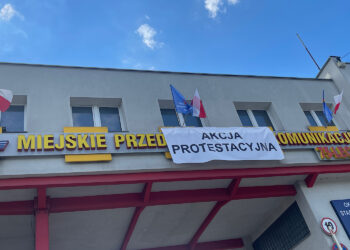 Protest MPK Kielce. Związkowcy obawiają się o miejsca pracy