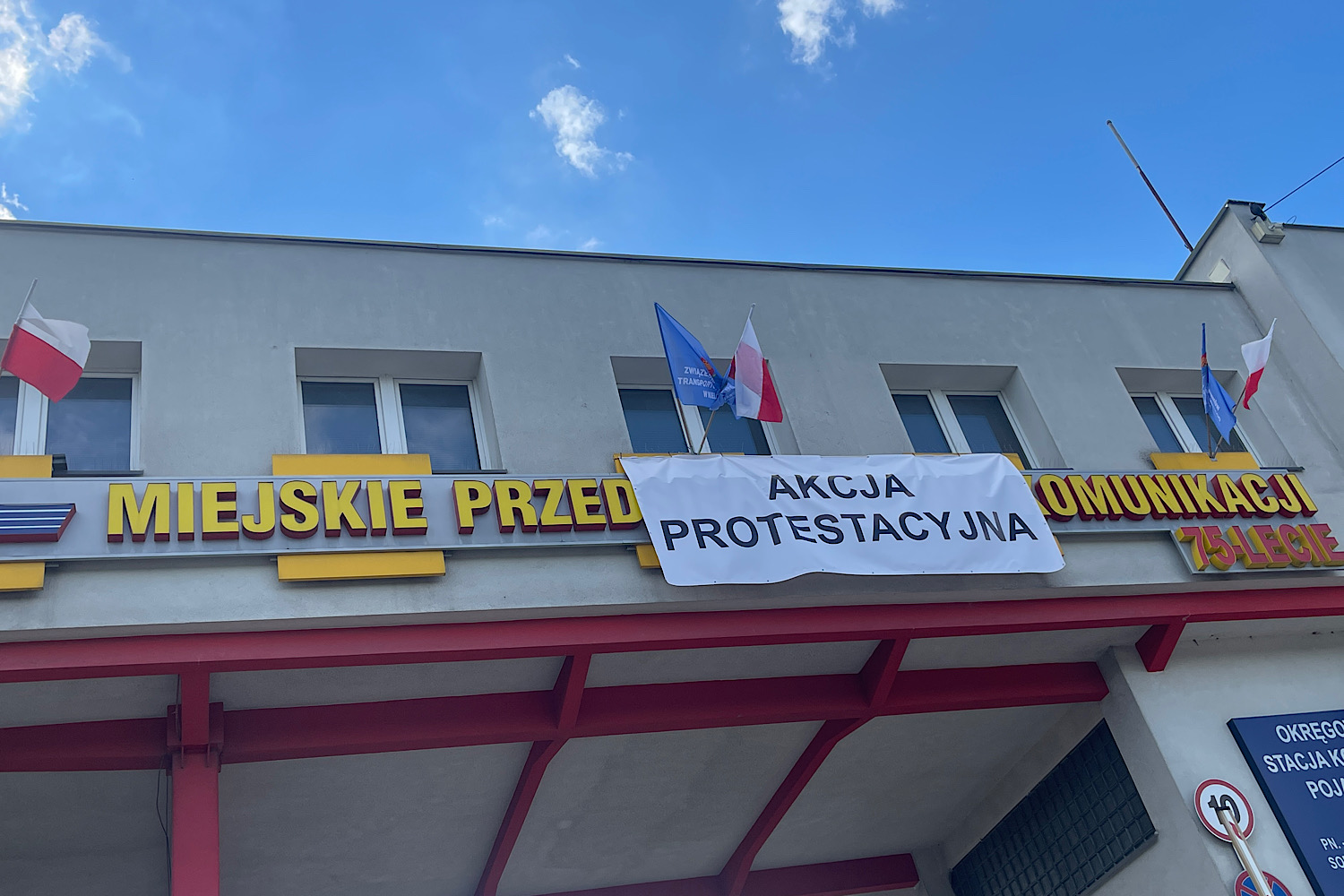 Protest MPK Kielce. Związkowcy obawiają się o miejsca pracy