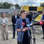 02.06.2026. Kielce. Budowa nowej hali produkcyjno-magazynowej przy ul. Łukasiewicza / Fot. Marcin Marszałek - Radio Kielce