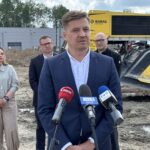 02.06.2026. Kielce. Budowa nowej hali produkcyjno-magazynowej przy ul. Łukasiewicza / Fot. Marcin Marszałek - Radio Kielce