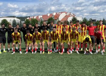 19.06.2026. Nowiny. Liga makroregionalna juniorów U-19 grupa D: Akademia Industria Korona Kielce - Igloopol Dębica / Fot. Kamil Król - Radio Kielce