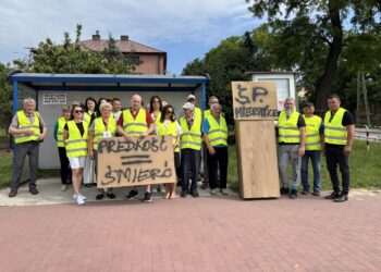 W Mieronicach była kolejna blokada