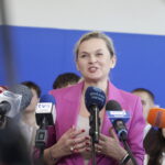 8.06.2026. Kielce. I Liceum Ogólnokształcące im. Stefana Żeromskiego. Wizyta minister edukacji Barbara Nowacka w Kielcach / Fot. Jarosław Kubalski – Radio Kielce