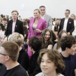 8.06.2026. Kielce. I Liceum Ogólnokształcące im. Stefana Żeromskiego. Wizyta minister edukacji Barbara Nowacka w Kielcach / Fot. Jarosław Kubalski – Radio Kielce