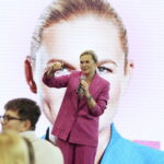 8.06.2026. Kielce. I Liceum Ogólnokształcące im. Stefana Żeromskiego. Wizyta minister edukacji Barbara Nowacka w Kielcach / Fot. Jarosław Kubalski – Radio Kielce
