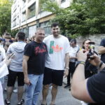 Niespodzianka się udała. Fani pożegnali braci Dujszebajewów - Radio Kielce 08.06.2026. Kielce. Pożegnanie Alexa i Daniela Dujszebajewów przez kibiców Industrii Kielce / Fot. Jarosław Kubalski - Radio Kielce