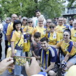 Niespodzianka się udała. Fani pożegnali braci Dujszebajewów - Radio Kielce 08.06.2026. Kielce. Pożegnanie Alexa i Daniela Dujszebajewów przez kibiców Industrii Kielce / Fot. Jarosław Kubalski - Radio Kielce