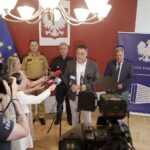 23.06.2026. Kielce. Konferencja prasowa na temat bezpieczeństwa dzieci podczas wakacyjnego wypoczynku / Fot. Jarosław Kubalski - Radio Kielce